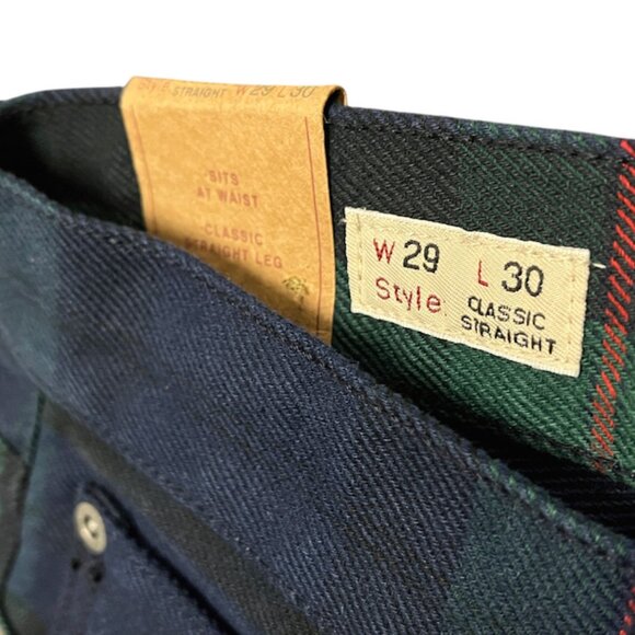 J Crew Tartan Plaid Classic Straight Leg Mens **NWT** - Picture 4 of 6